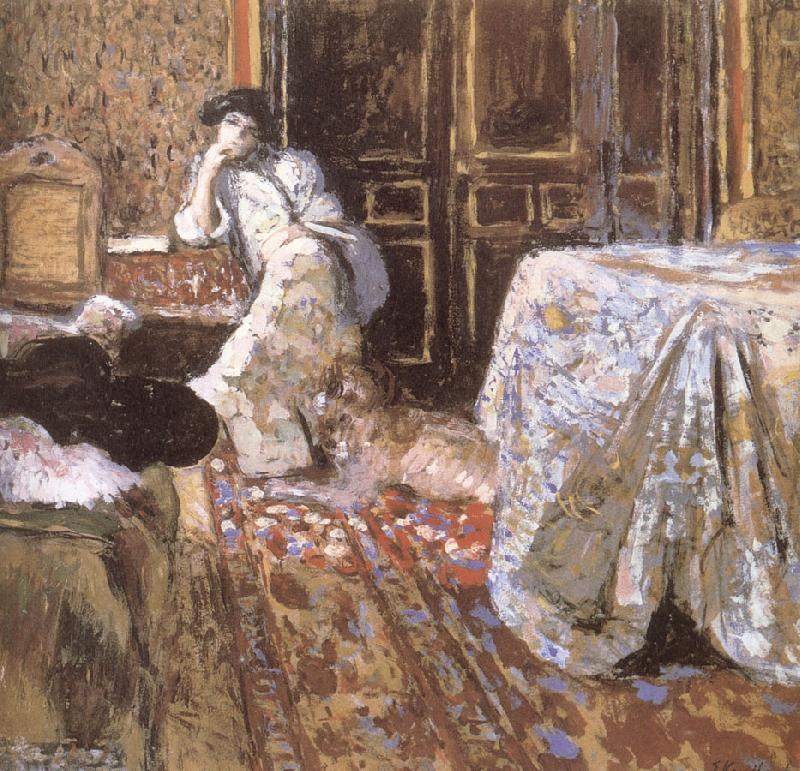 Edouard Vuillard Kimono Ma Seer Sweden oil painting art